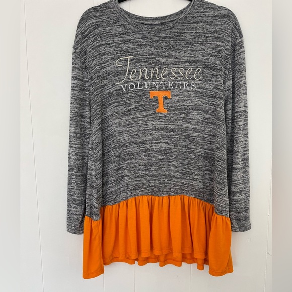 Knights Apparel Tops - Knights Apparel Tennessee VOLS Ruffled Tunic Sz Medium